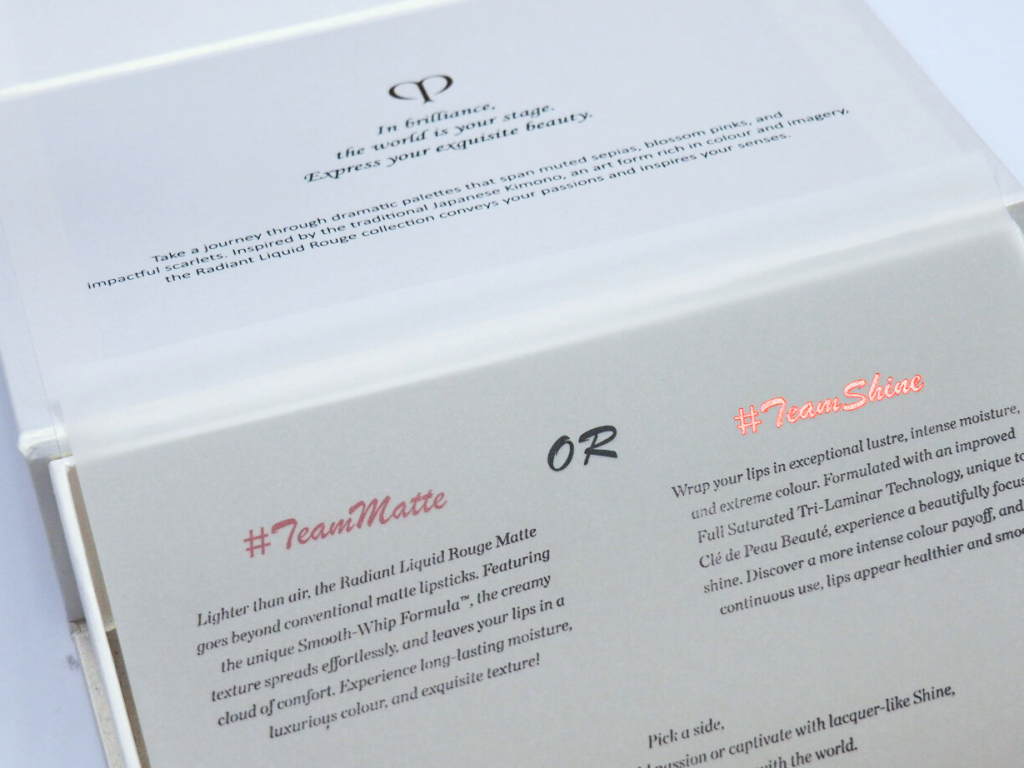 Premium packaging for Cle De Peau